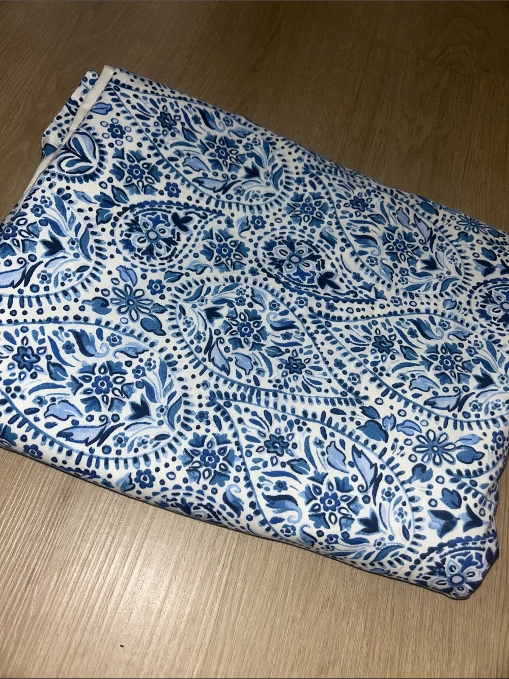 🤎 OPALHOUSE blue floral printed TWIN duvet cover
